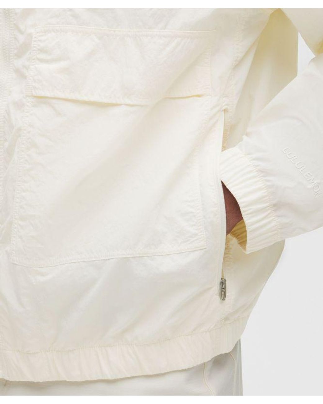 lululemon athletica White – Uv-Protective Stash And Dash Windbreaker Jacket – – Size Large for men