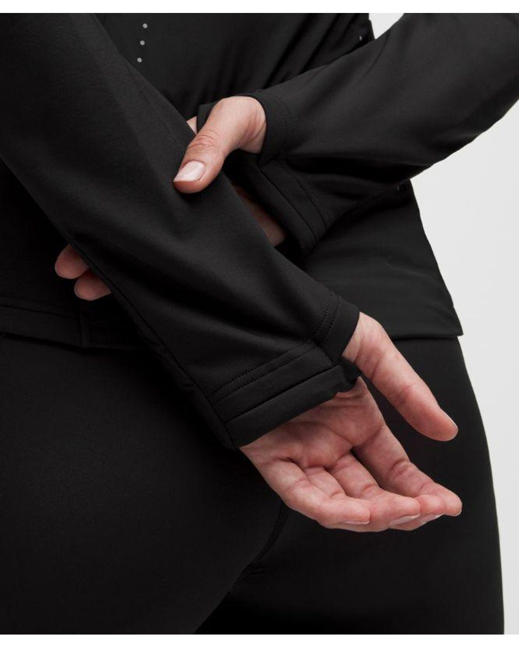 lululemon athletica Black Down For It All Running Jacket
