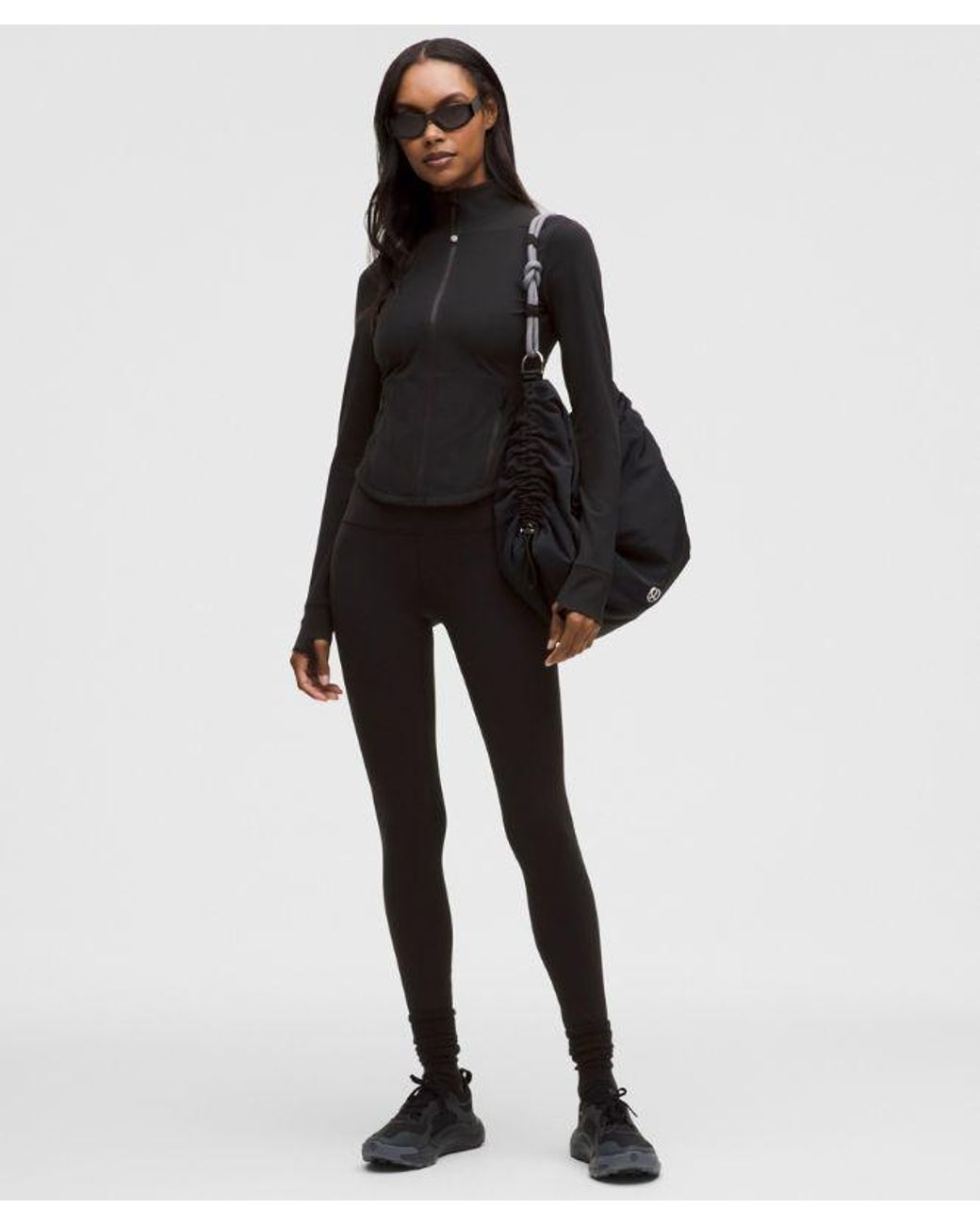 lululemon athletica Black – Define Mesh-Back Jacket Nulu – – Size 18