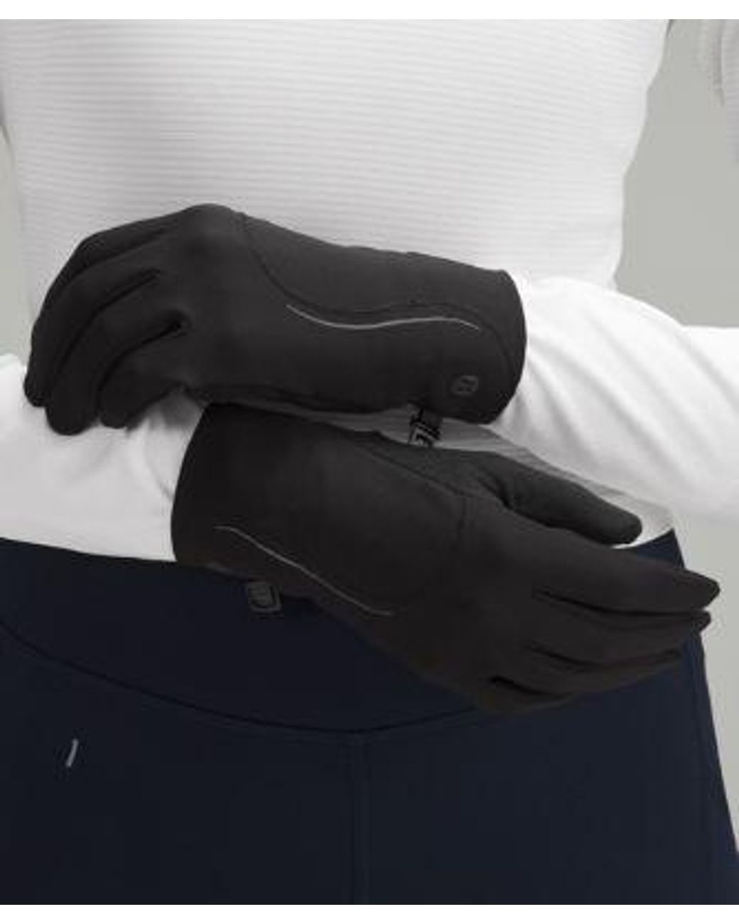 lululemon athletica Fast And Free Running Gloves - Color Black - Size Xs/s