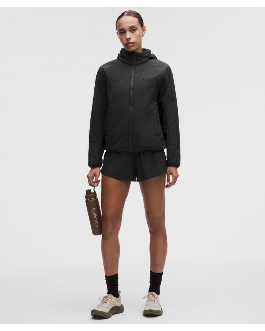 lululemon athletica Black Pace Rival High-Rise Short 3"