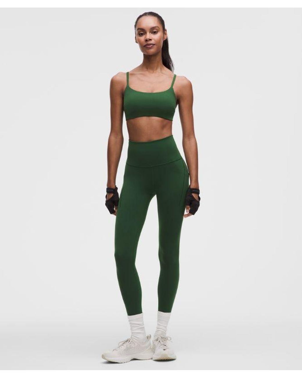 lululemon athletica Green – Wunder Train High-Rise Tight Leggings With Pockets – 25" – – Size 4