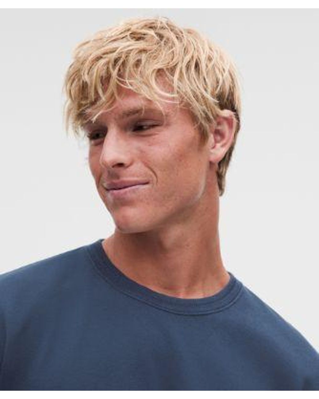 lululemon athletica Blue Pique Performer Relaxed T-Shirt for men