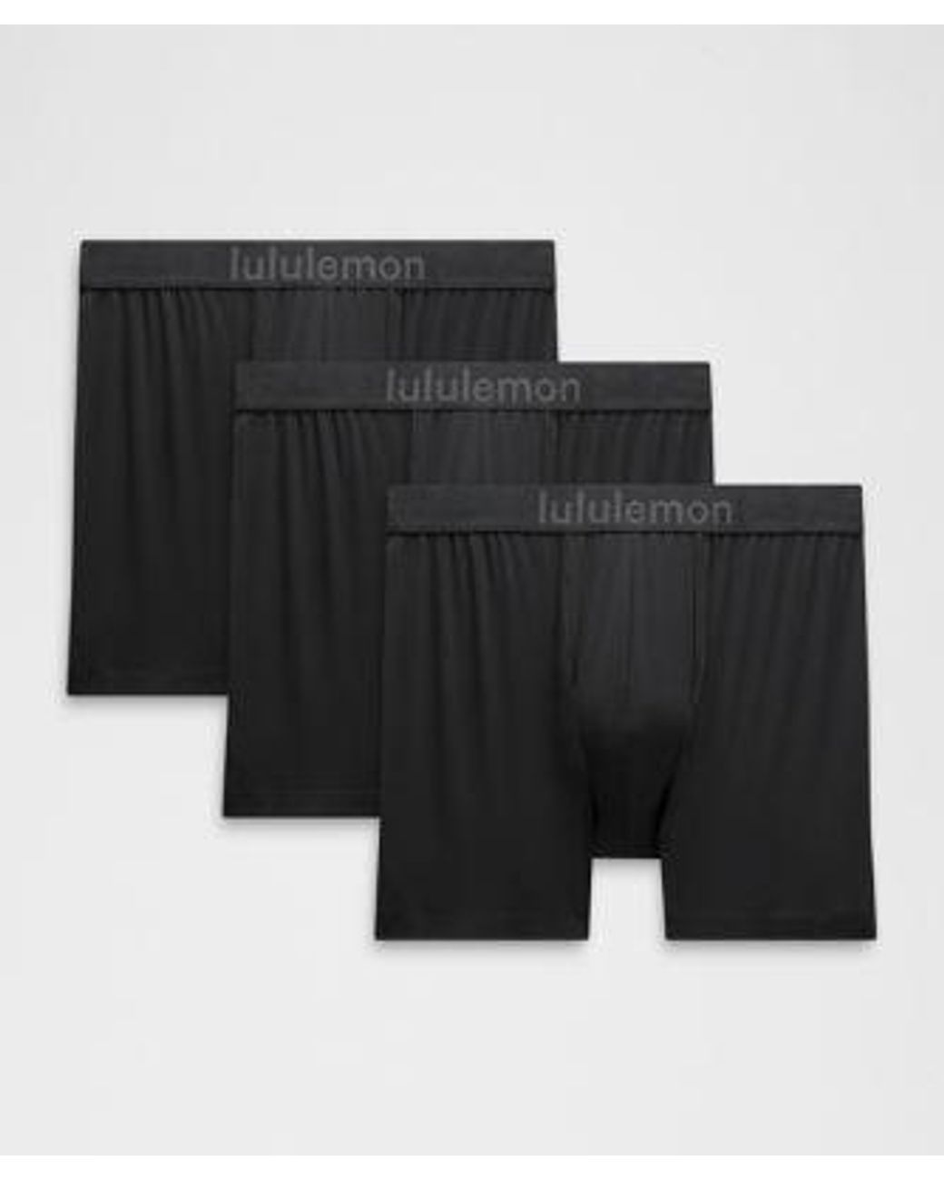 lululemon athletica Black Soft Stretch Active Boxer Brief 5" for men