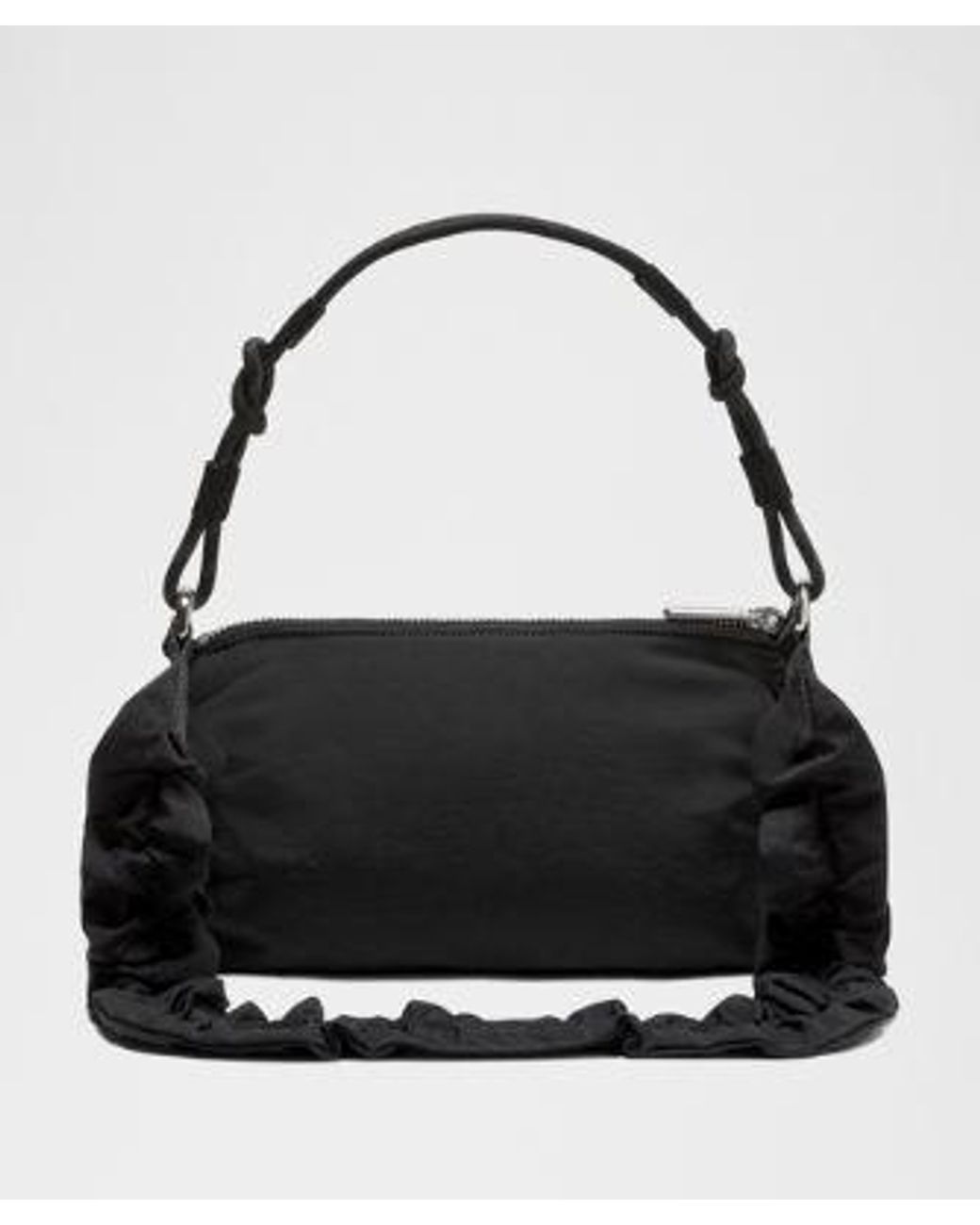 lululemon athletica Black Convertible Ruched Strap Crossbody Bag Mini