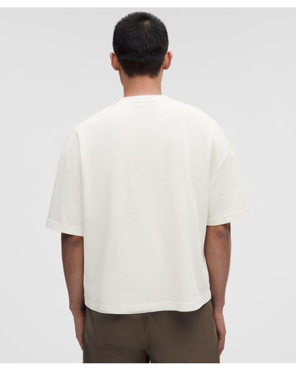 lululemon athletica White Heavyweight Cotton Jersey Boxy T-Shirt for men