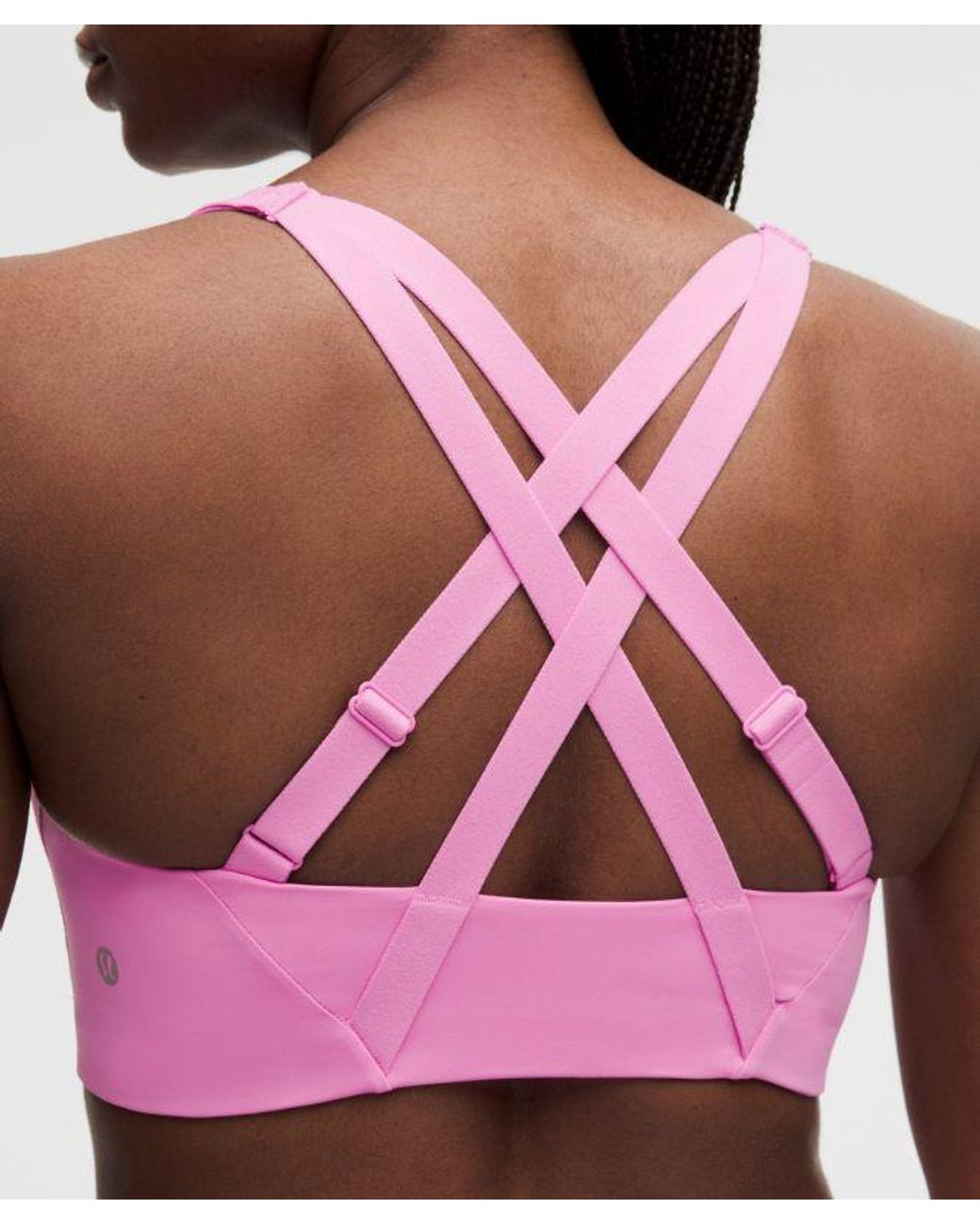 lululemon athletica Pink Energy Zip-Front Bra