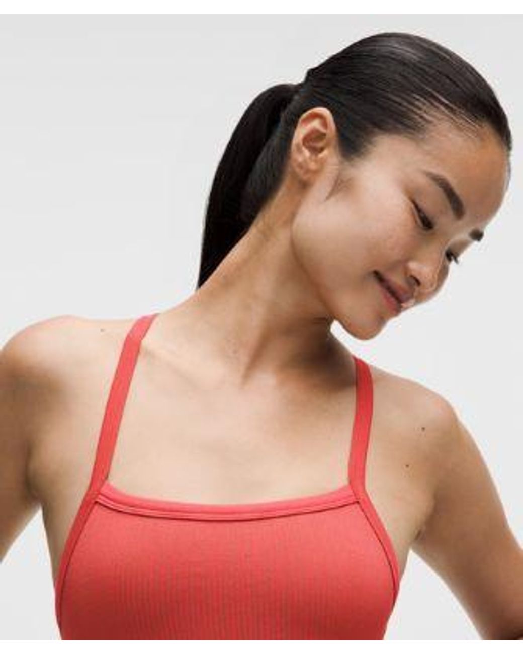 lululemon athletica Red – Salutations Yoga Tank Top Light Support, B/C Cup – – Size Large