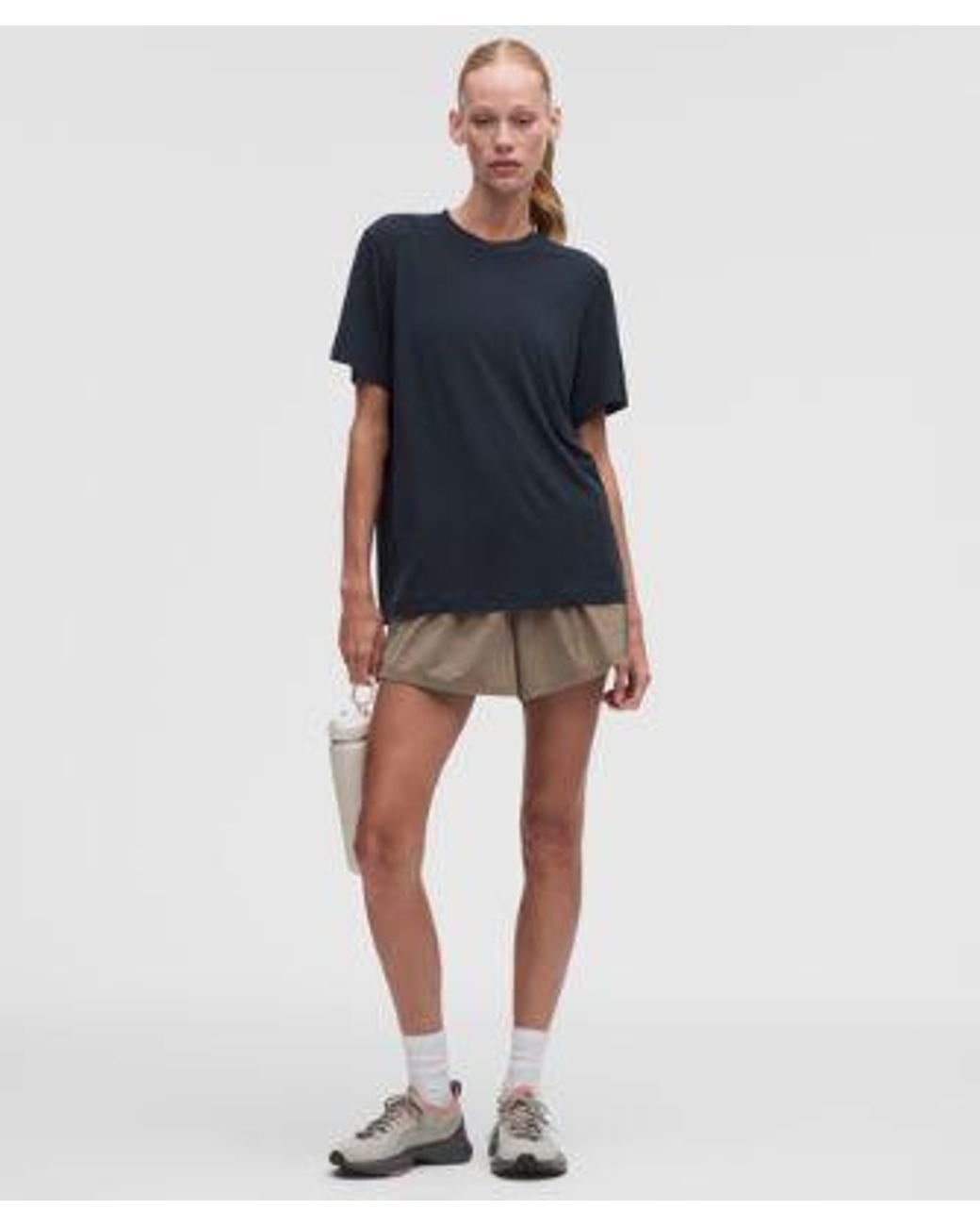 lululemon athletica Blue – Jersey Training Short-Sleeve Shirt – – Size 4