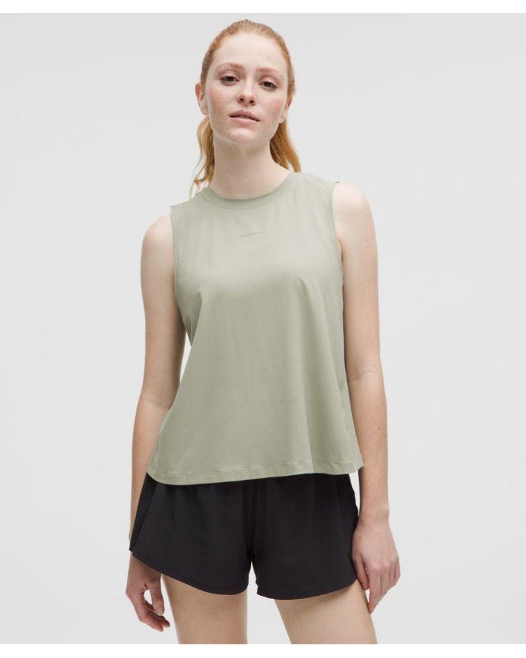lululemon athletica Green – Pace Crush Cross-Back Graphic Tank Top – /Pastel – Size Large