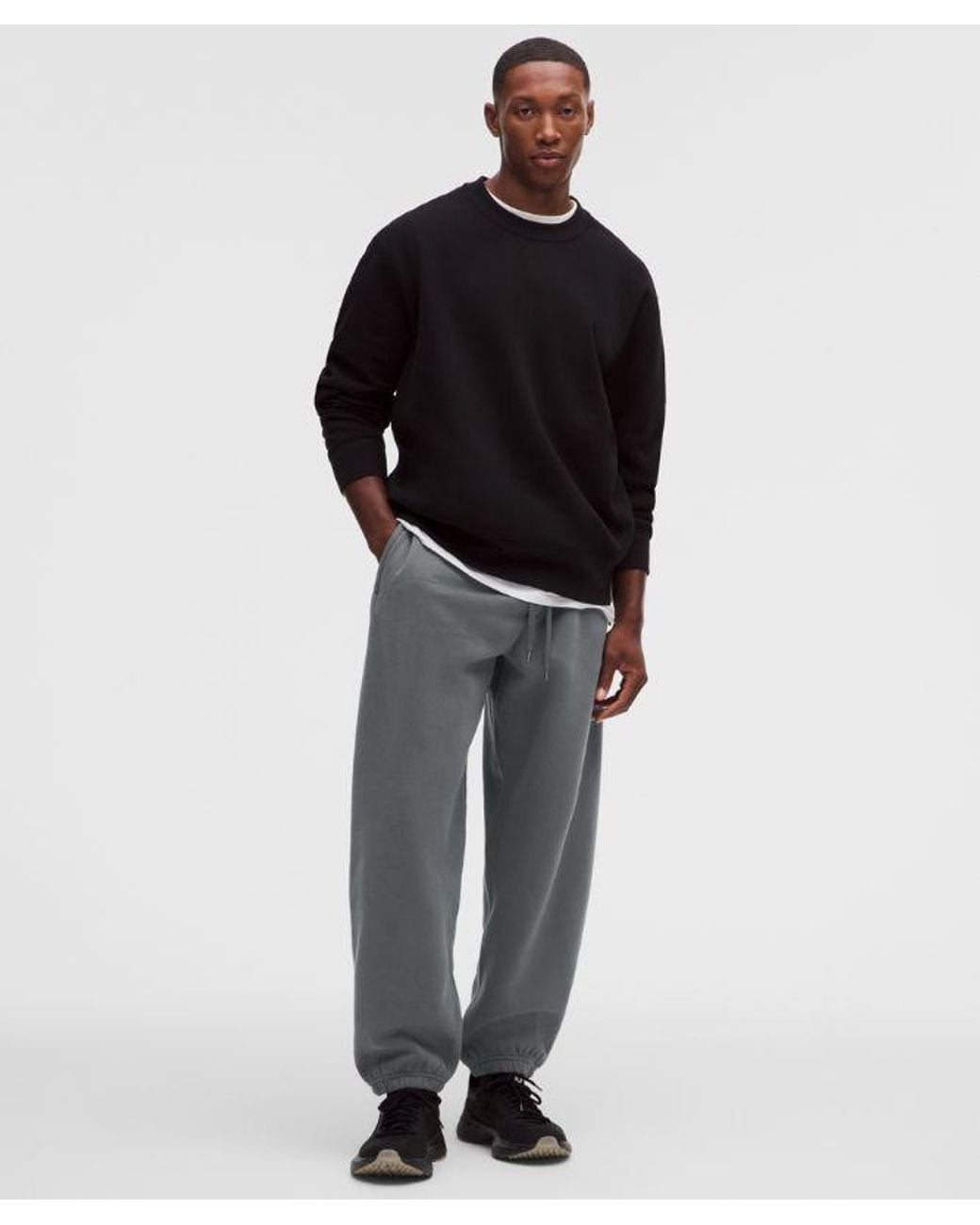lululemon athletica Black Steady State Superloft Jogger for men