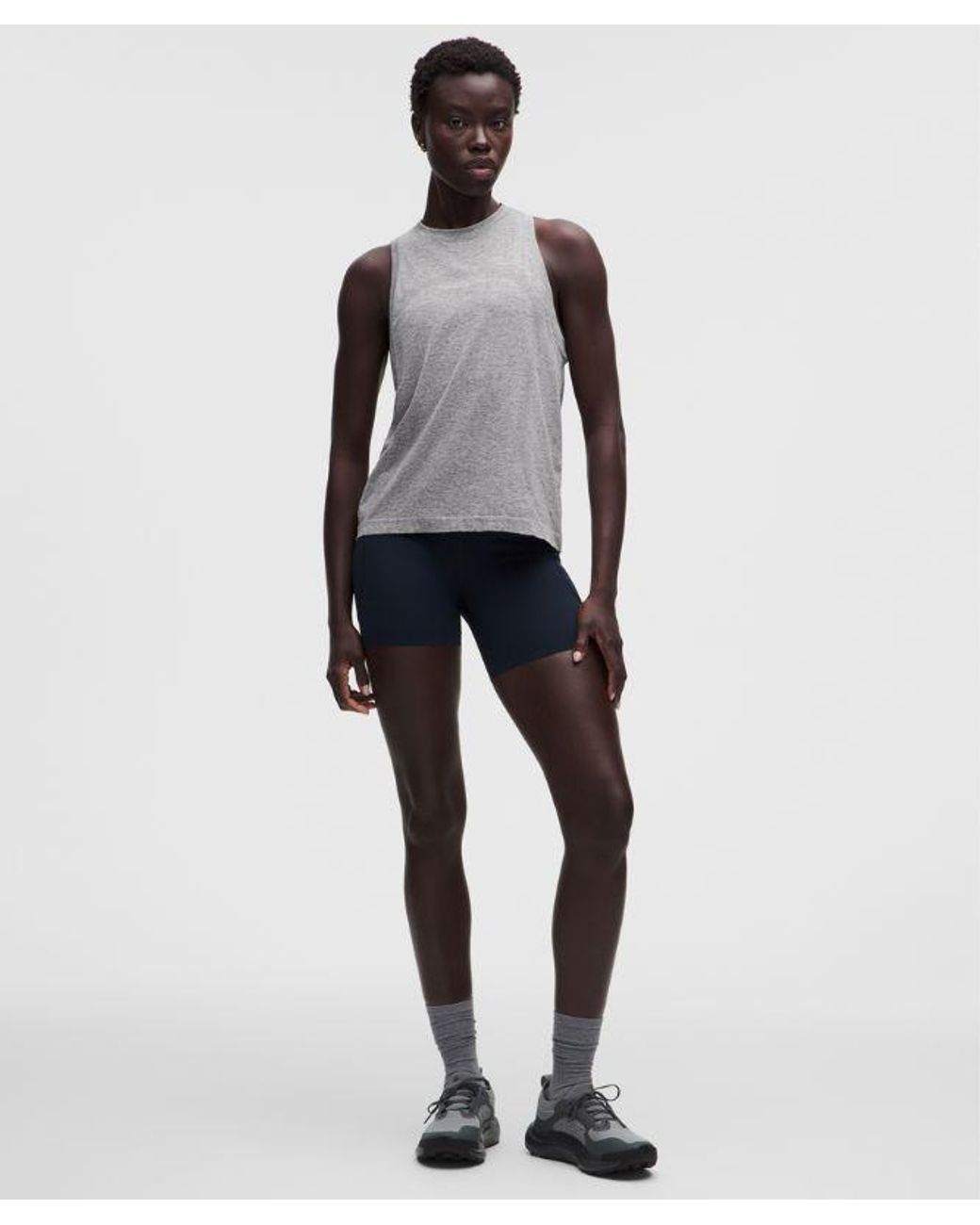 lululemon athletica Gray Swiftly Relaxed Tank Top