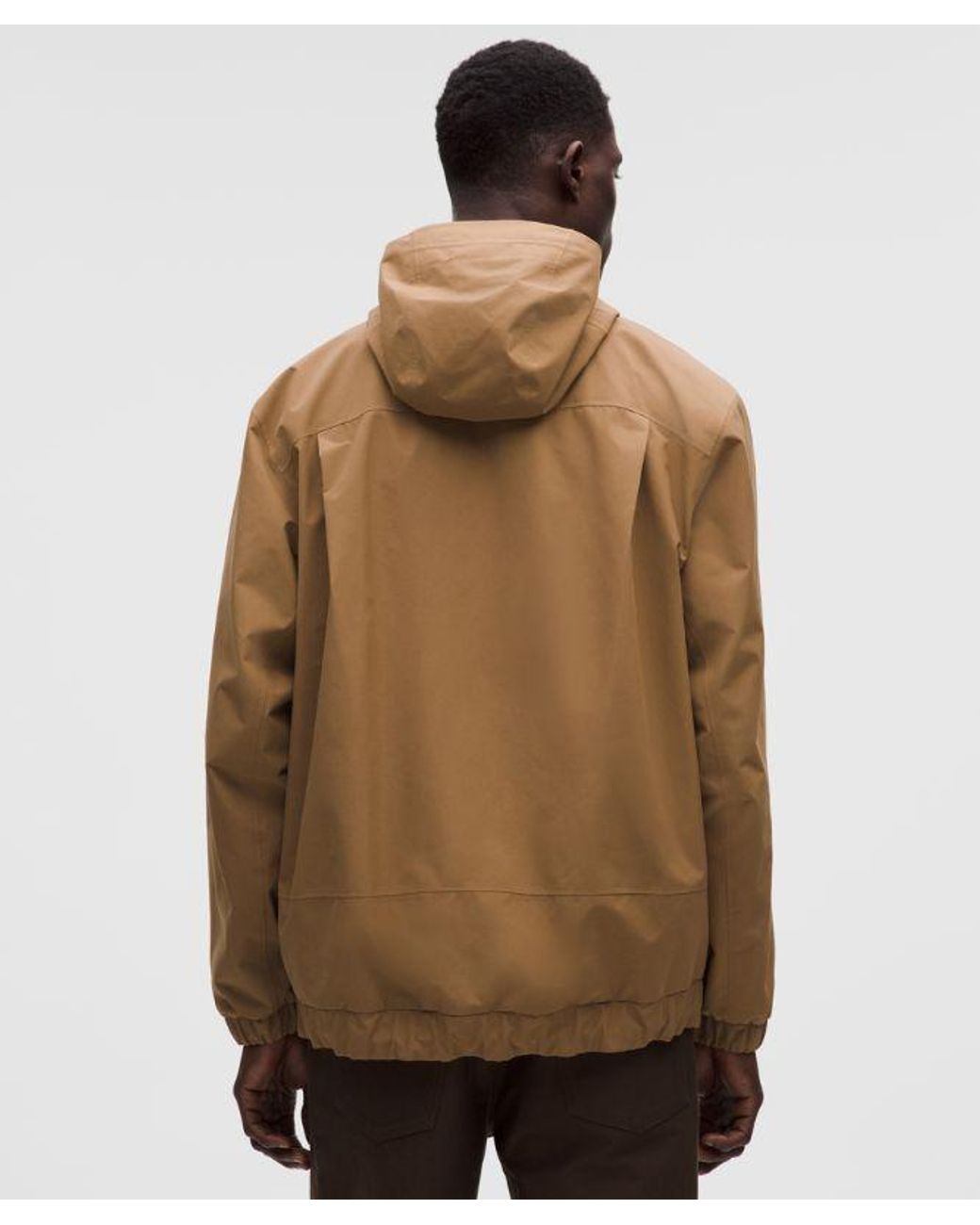 lululemon athletica Natural – Waterproof Cinch-Hem Jacket – /Khaki – for men