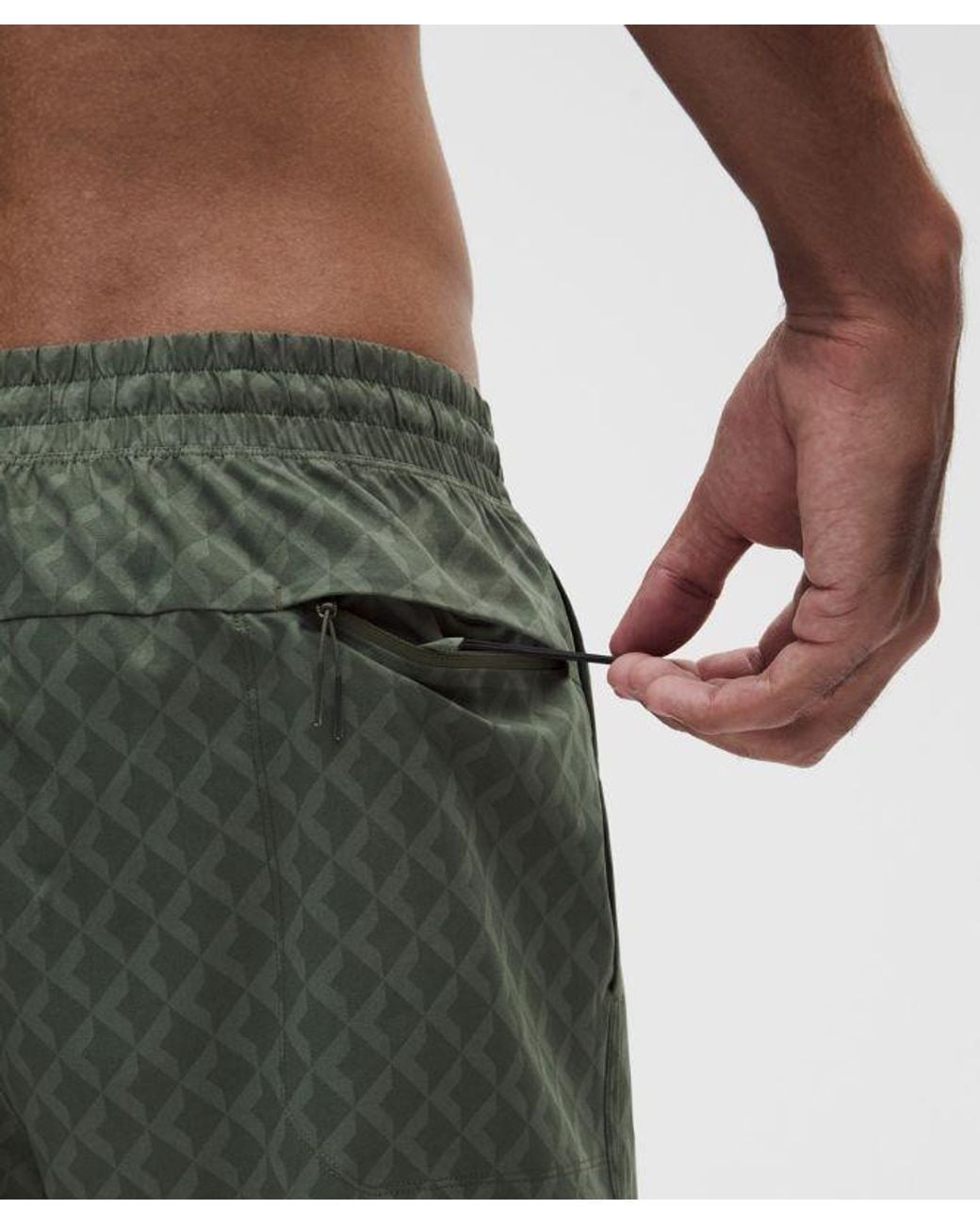 lululemon athletica Black Swim Short 5" for men