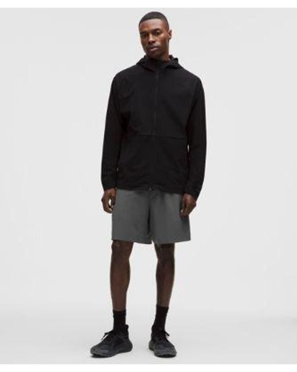 lululemon athletica Black Pace Breaker Lined Short 7" for men