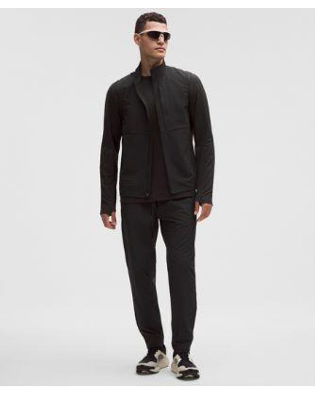 lululemon athletica Black – Rulu Crewneck Long-Sleeve Shirt – – Size Large for men