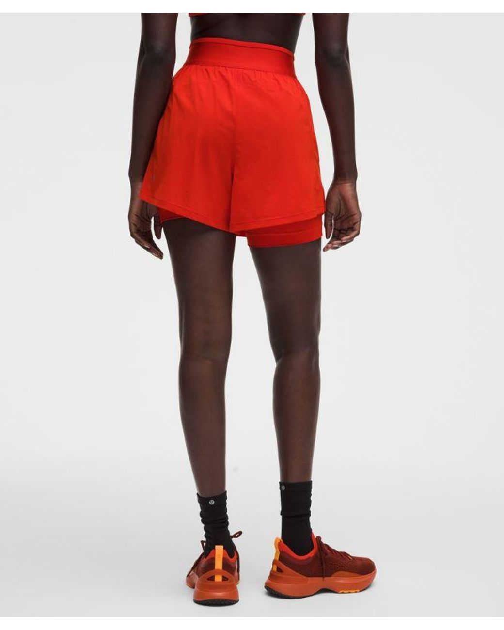 lululemon athletica Red License To Train Super-High-Rise 2-In-1 Short