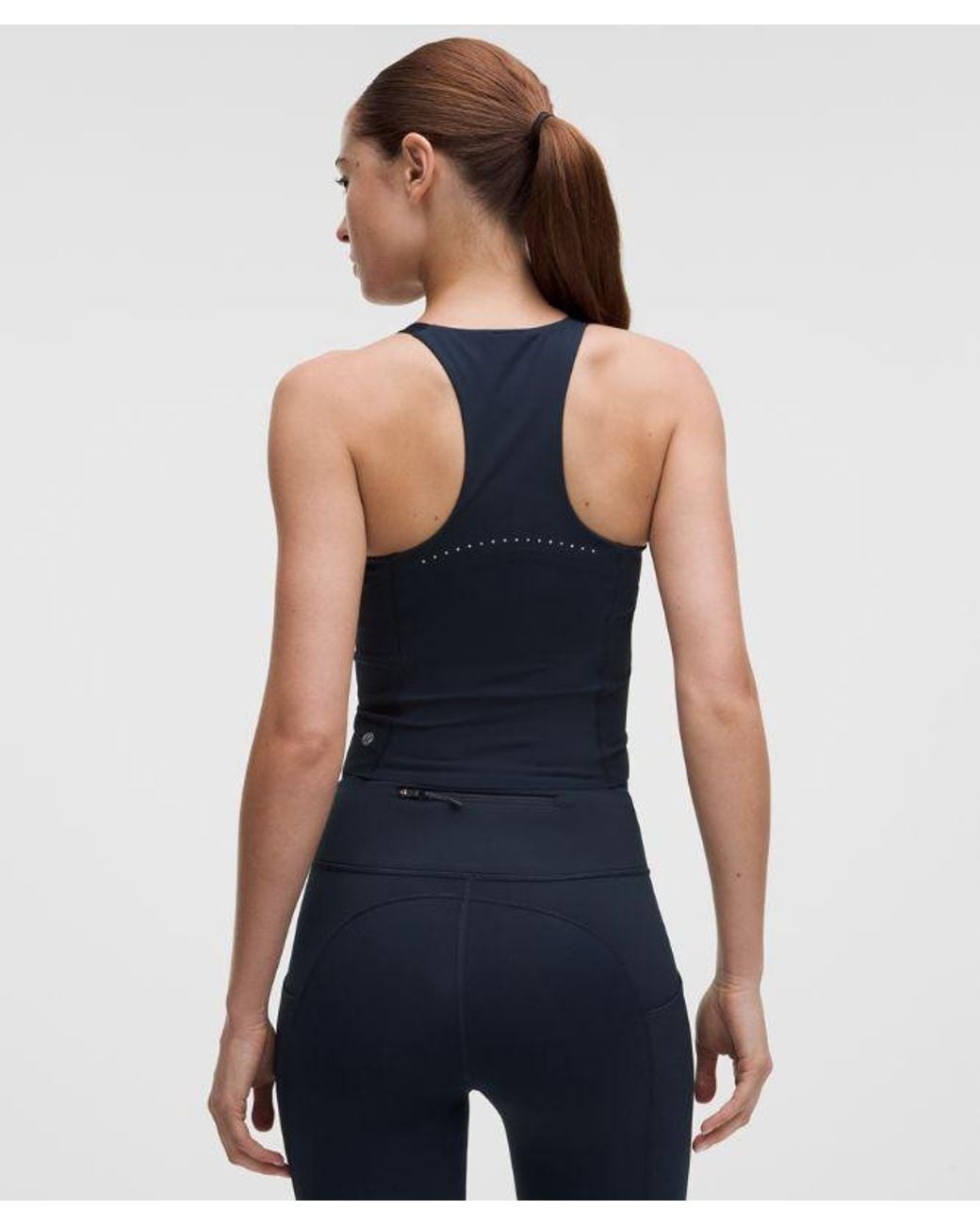 lululemon athletica Blue – Fast And Free Tank Top Medium Support, B/C Cup – – Size 4