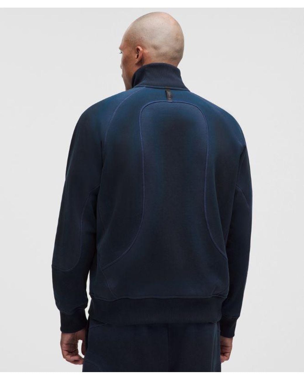 lululemon athletica Blue – Faded French Terry Full-Zip Jacket Slnsh Collection – – Size Large for men