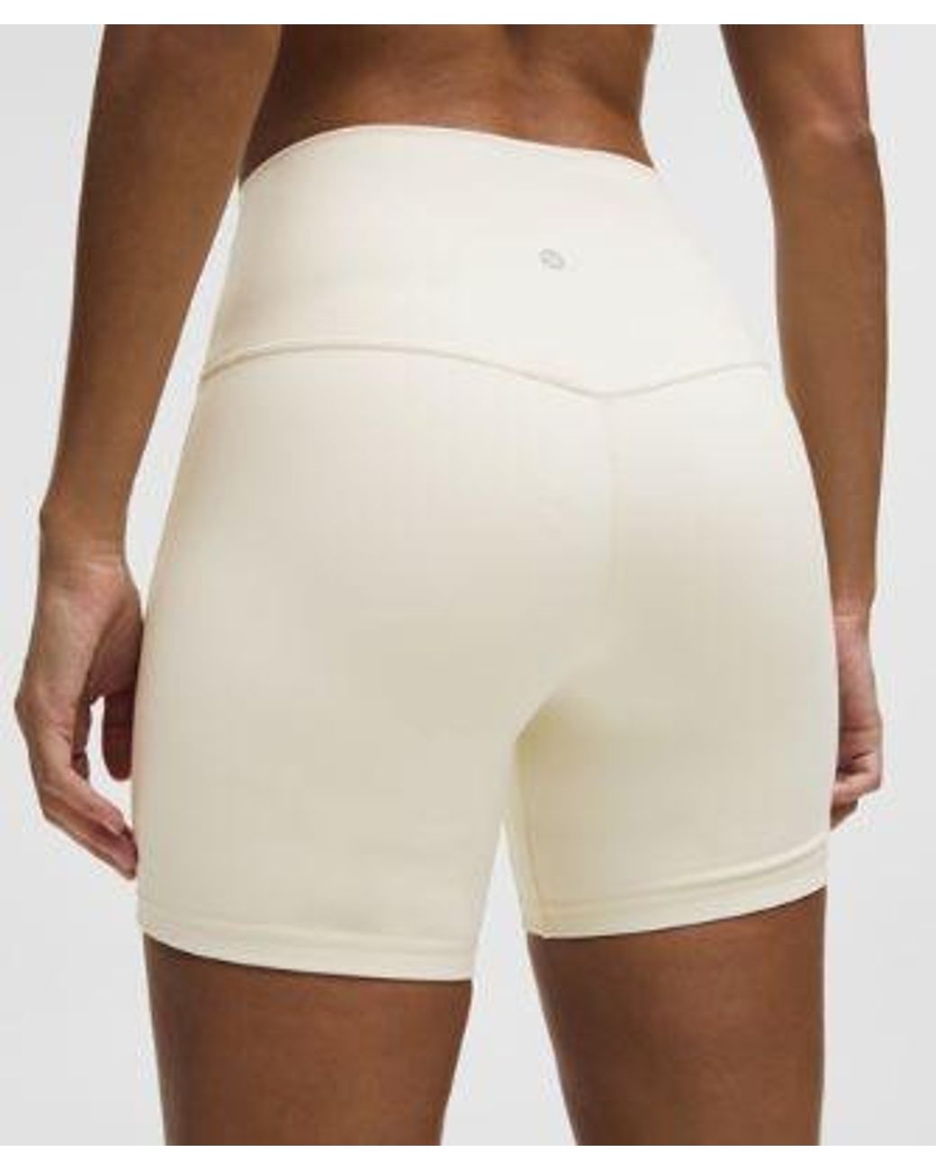 lululemon athletica White – Align High-Rise Shorts – 6" – – Size 4
