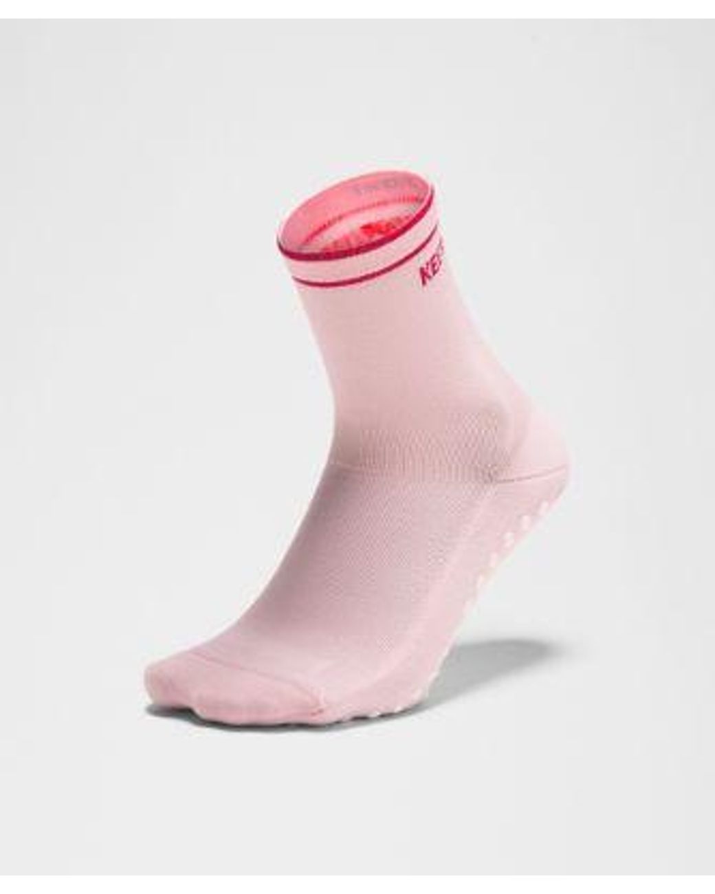 lululemon athletica Pink Find Your Balance Grip Quarter Socks