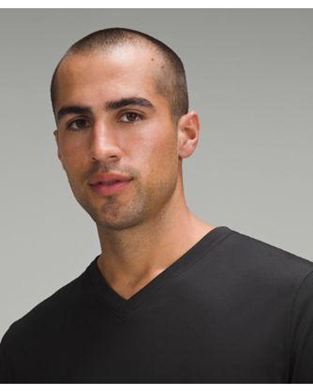 lululemon athletica Black Fundamental V-Neck T-Shirt for men