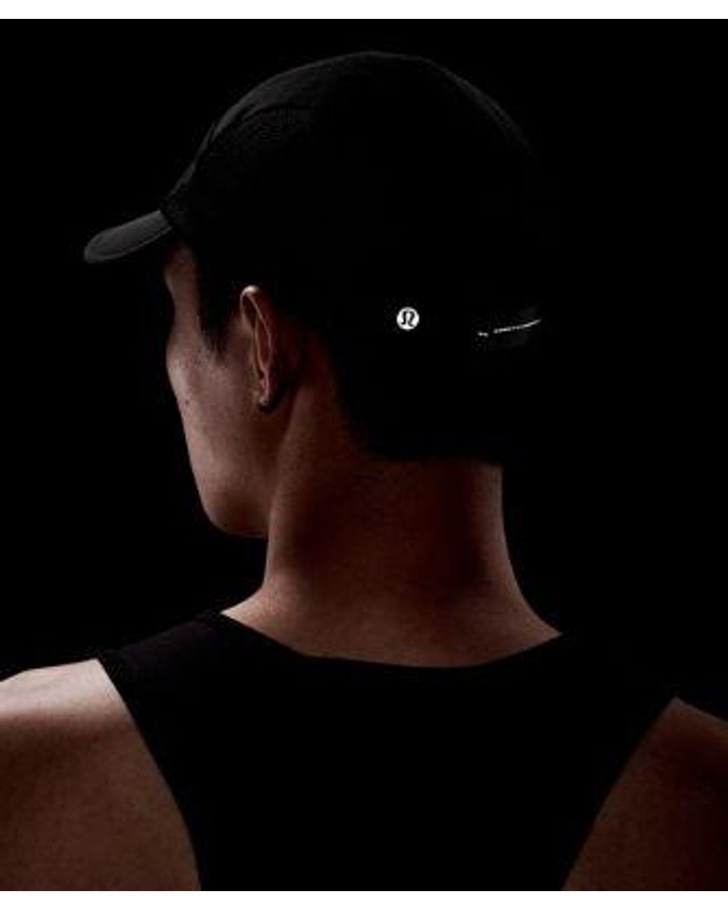 lululemon athletica Black – Multi-Panel Running Hat Mesh – – Size Large/Xl
