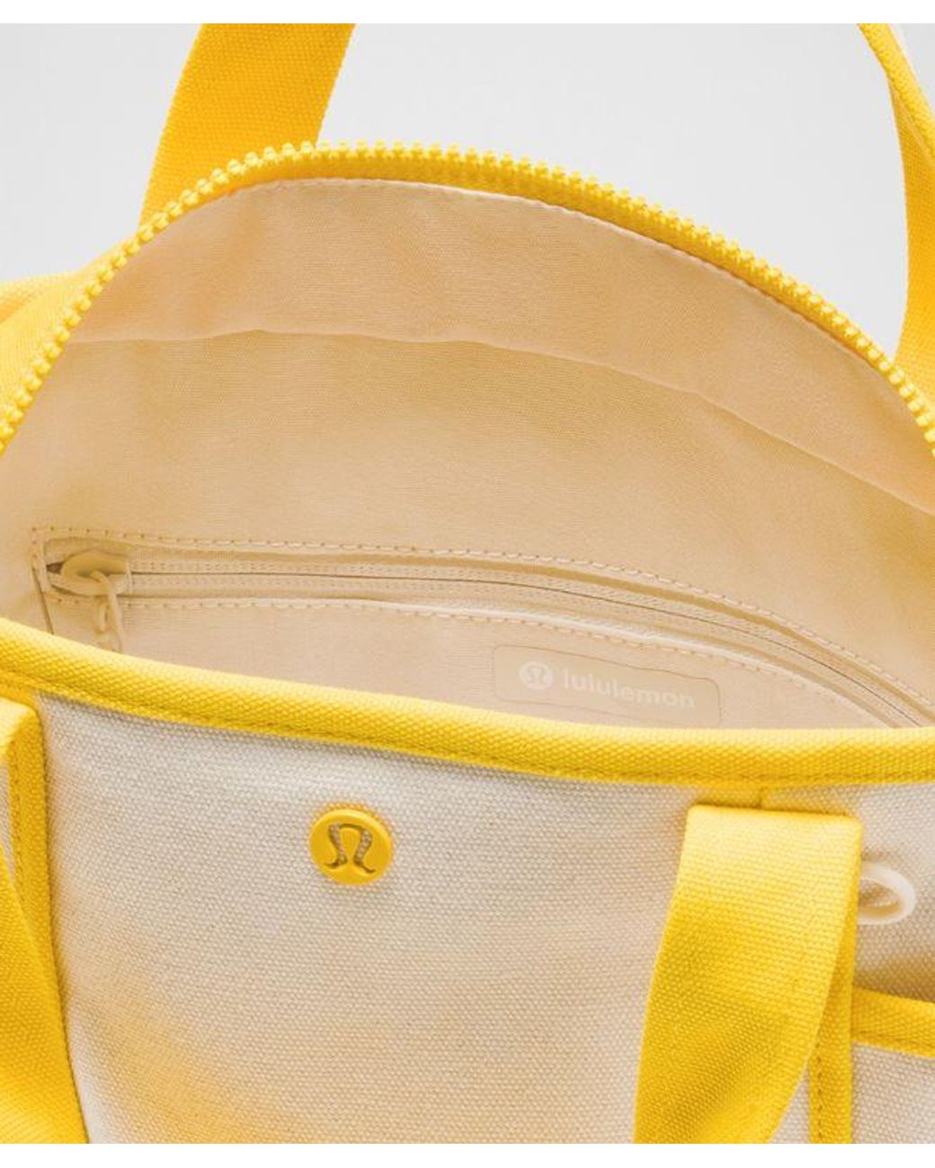 lululemon athletica Yellow – Daily Multi-Pocket Small Zip-Top Tote Bag 5L –