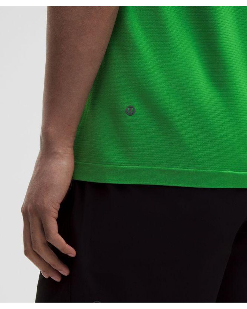 lululemon athletica Green Metal Vent Tech Short-Sleeve Shirt for men