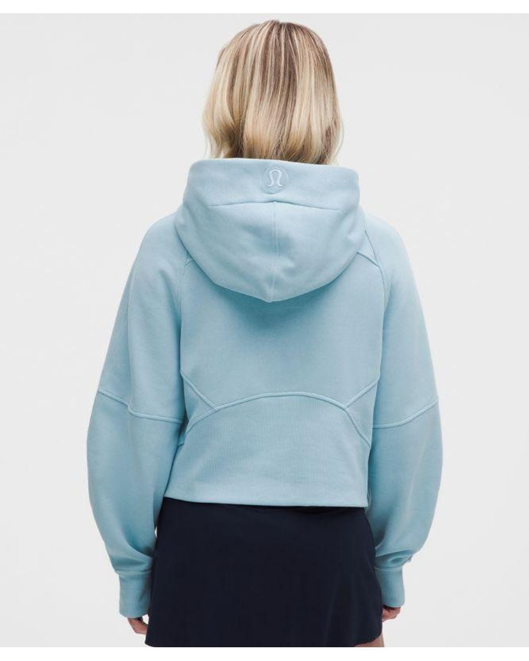 lululemon athletica Blue – Scuba Oversized Half-Zip Hoodie – – Size 6