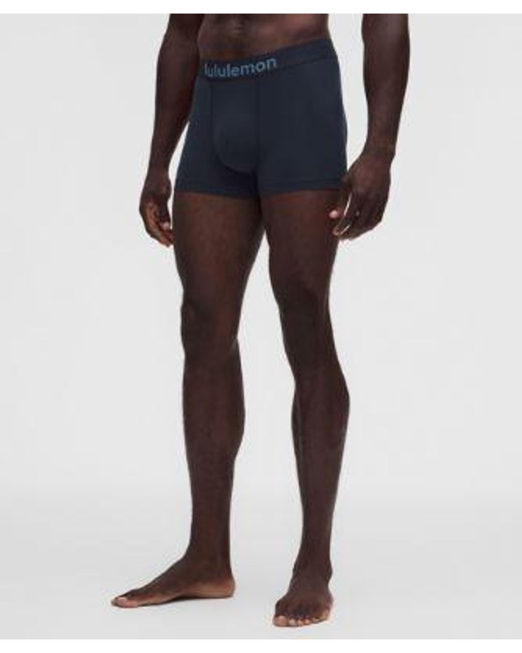 lululemon athletica Blue Soft Stretch Active Boxer Brief 3" for men