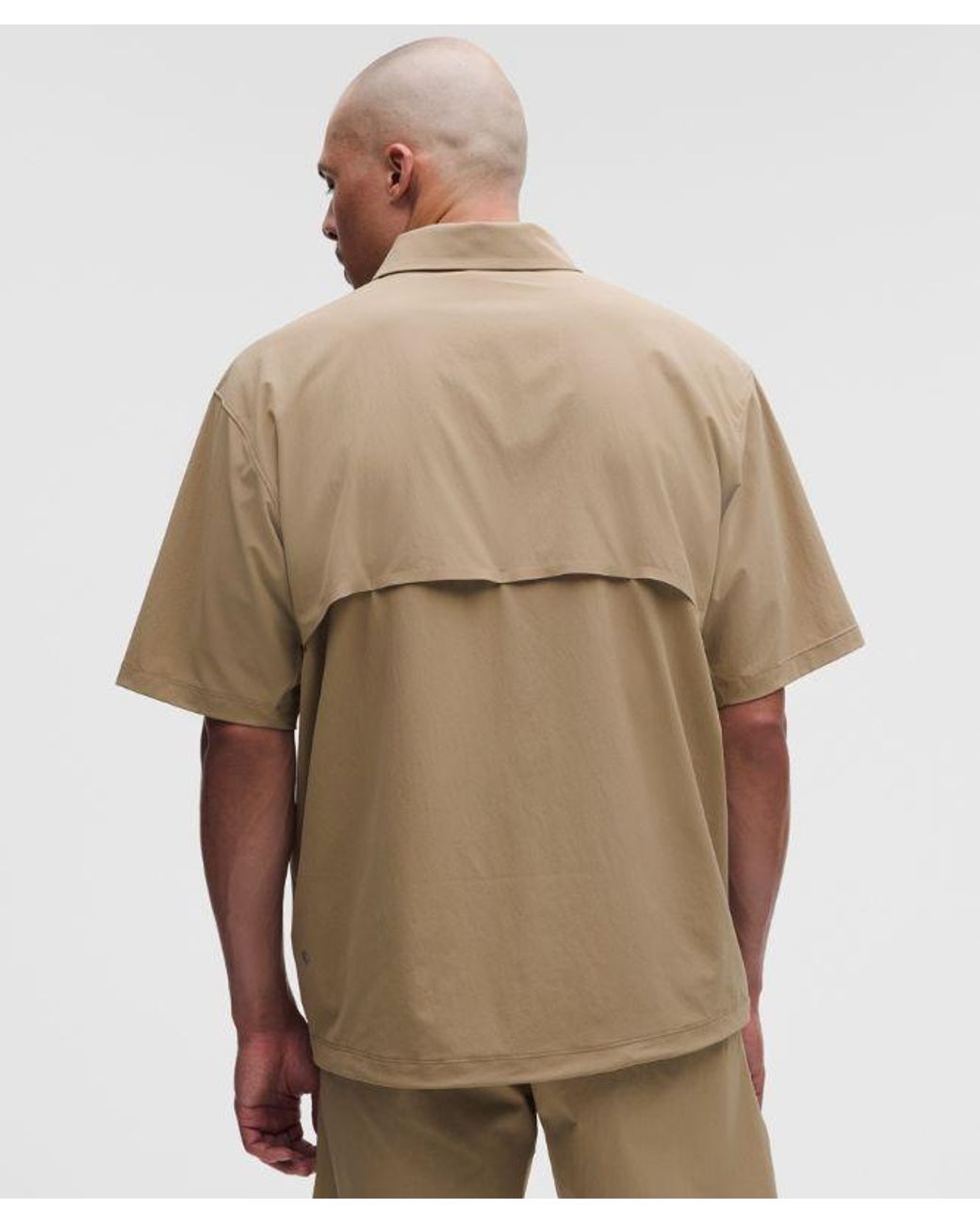 lululemon athletica Natural – Water-Repellent Golf Pullover – Color Khaki – Size Large for men