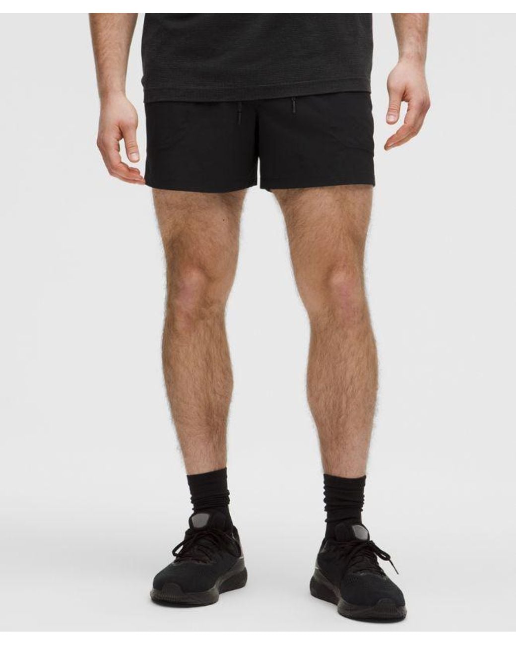 lululemon athletica Black License To Train Linerless Short 5" for men