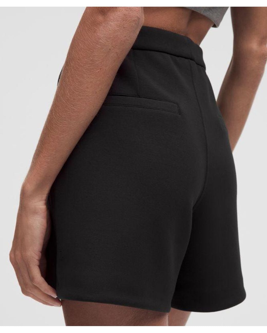 lululemon athletica Black Smooth Spacer High-Rise Short 5"