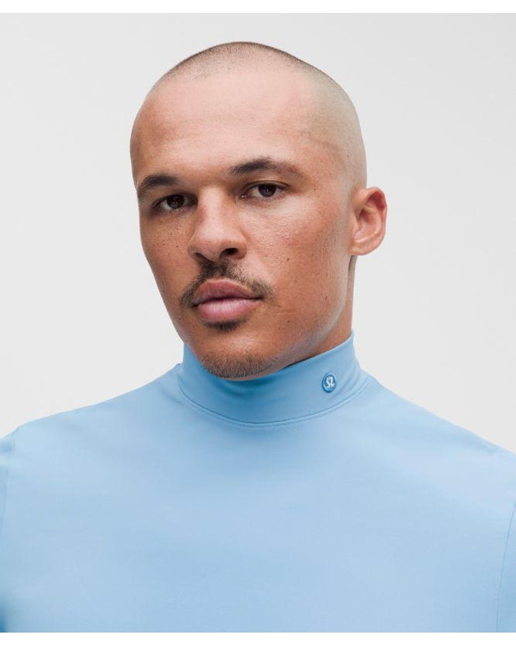 lululemon athletica Blue Showzero Slim-Fit Mockneck Shirt for men
