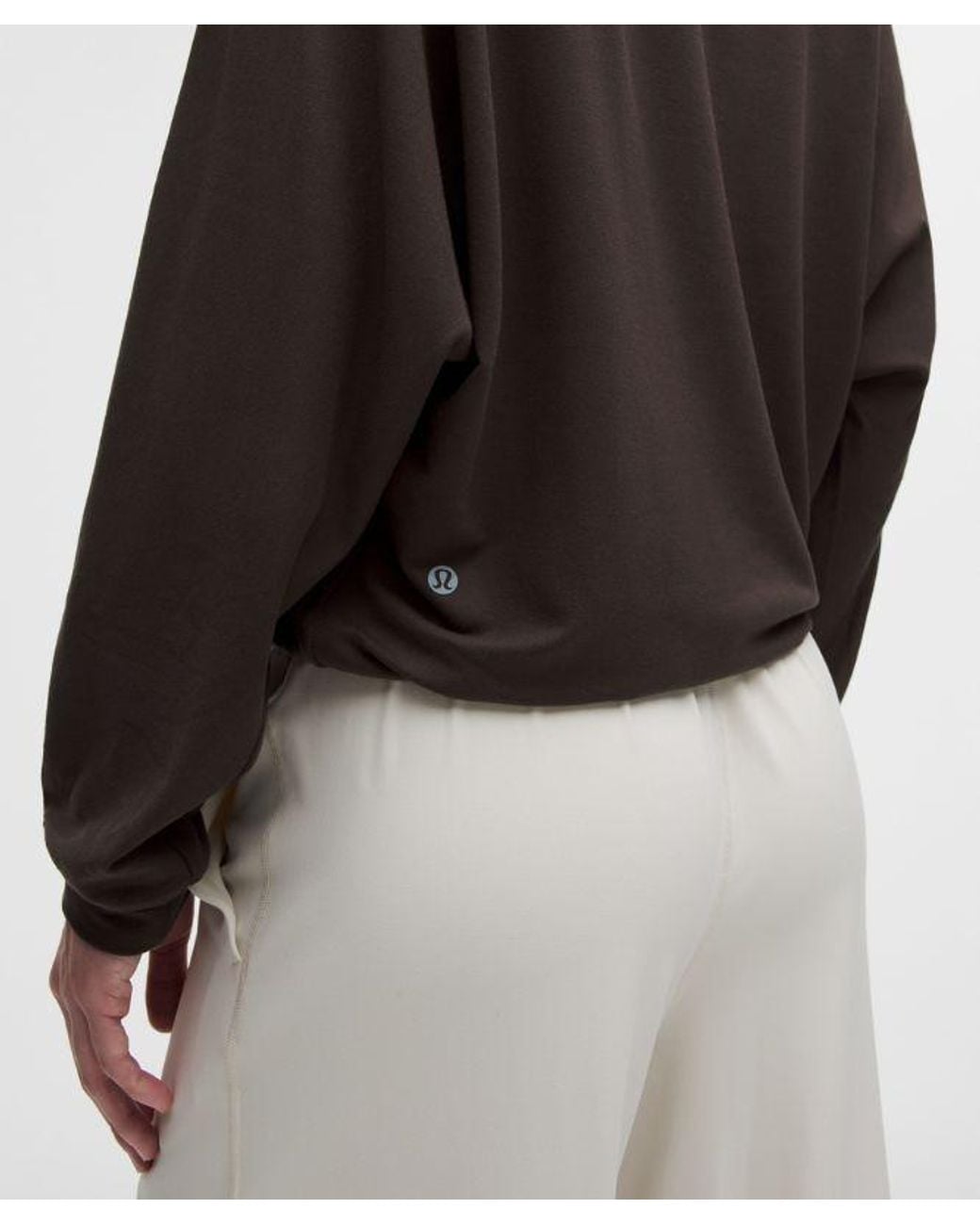 lululemon athletica Black Becalm Oversized Sweatshirt