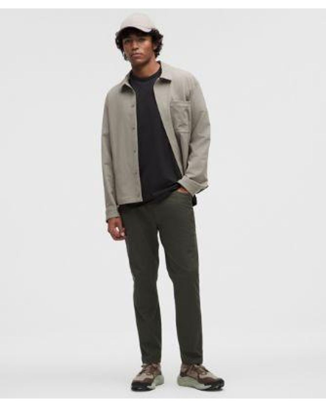 lululemon athletica Gray – Abc Slim-Fit 5 Pocket Trousers 30L Warpstreme – – Size 8 for men