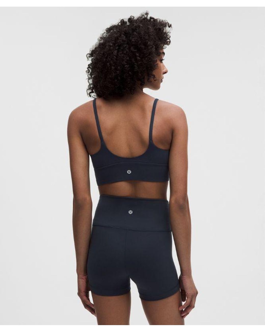 lululemon athletica Blue Focuser Scoop-Neck Bra Nulu