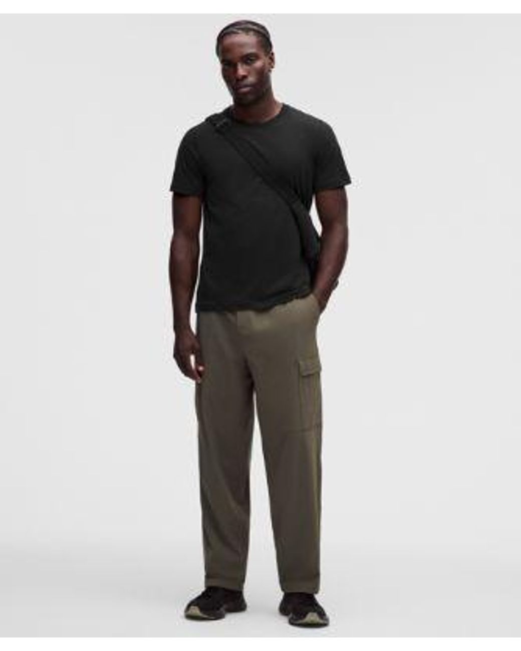 lululemon athletica Black Everyday Cotton-Blend Classic T-Shirt for men