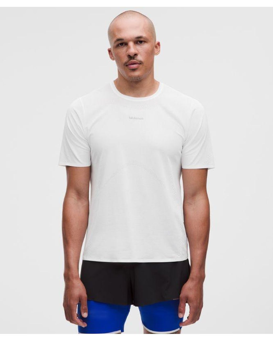 lululemon athletica White Fast And Free Short-Sleeve Shirt for men