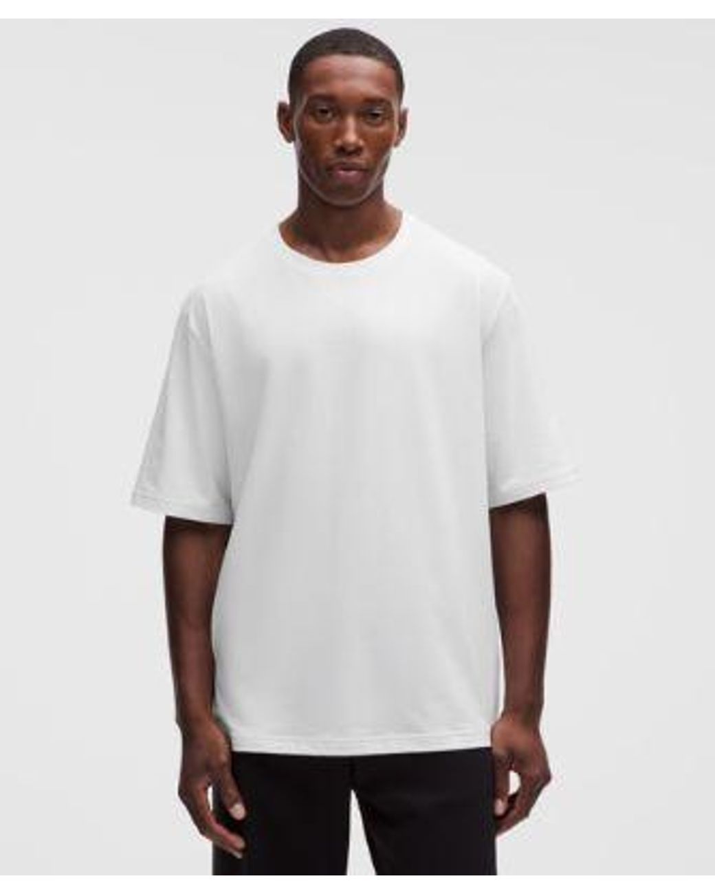 lululemon athletica White Everyday Cotton Blend Relaxed T-Shirt for men