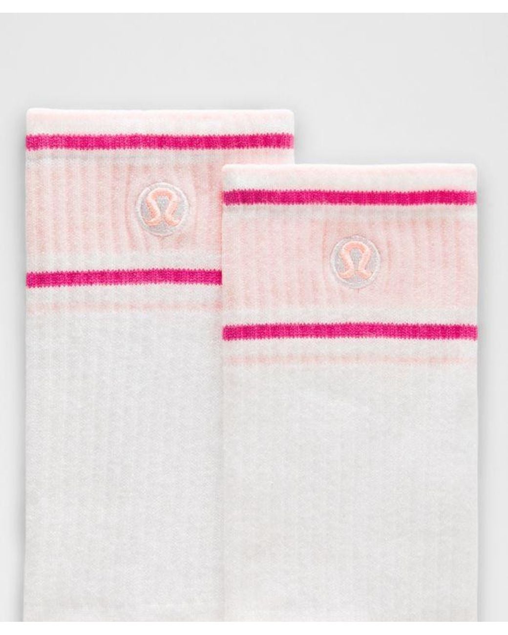 lululemon athletica White Daily Essential Crew Socks