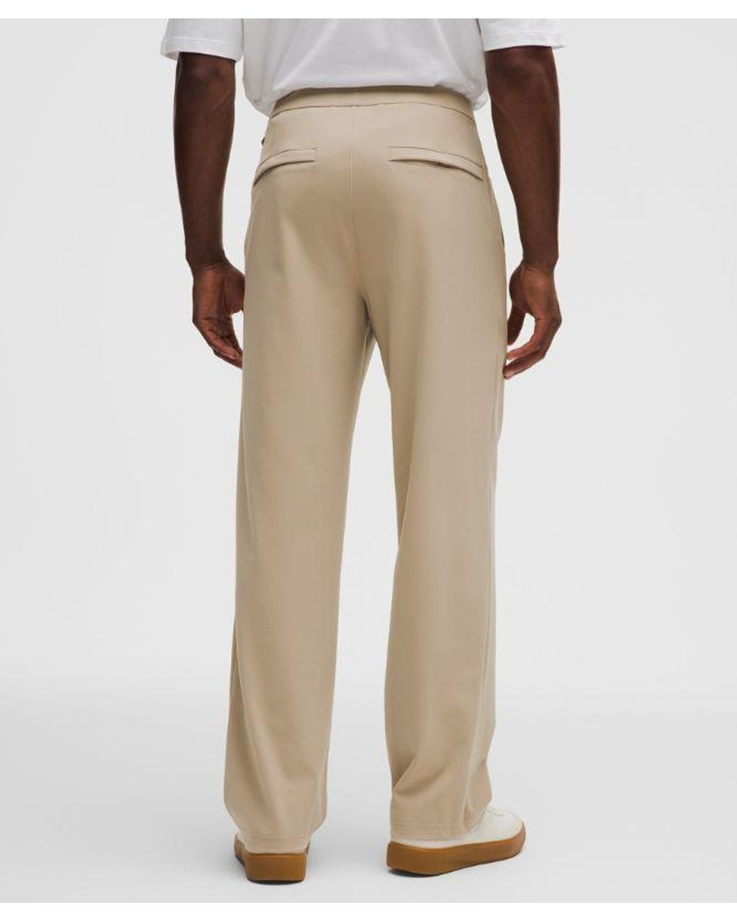 lululemon athletica Brown – Daydrift Classic-Fit Trousers Regular No Belt Loops – Color Khaki – for men