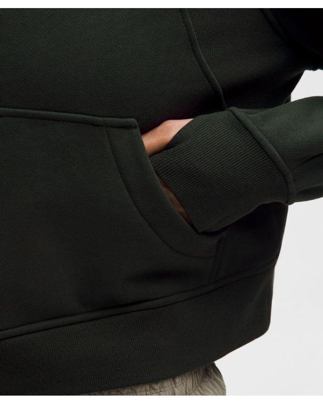 lululemon athletica Black – Scuba Oversized Half-Zip Hoodie – – Size Medium/Large