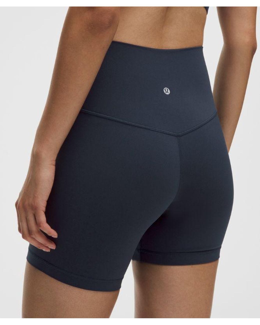 lululemon athletica Blue Align No Line High-Rise Short 6"