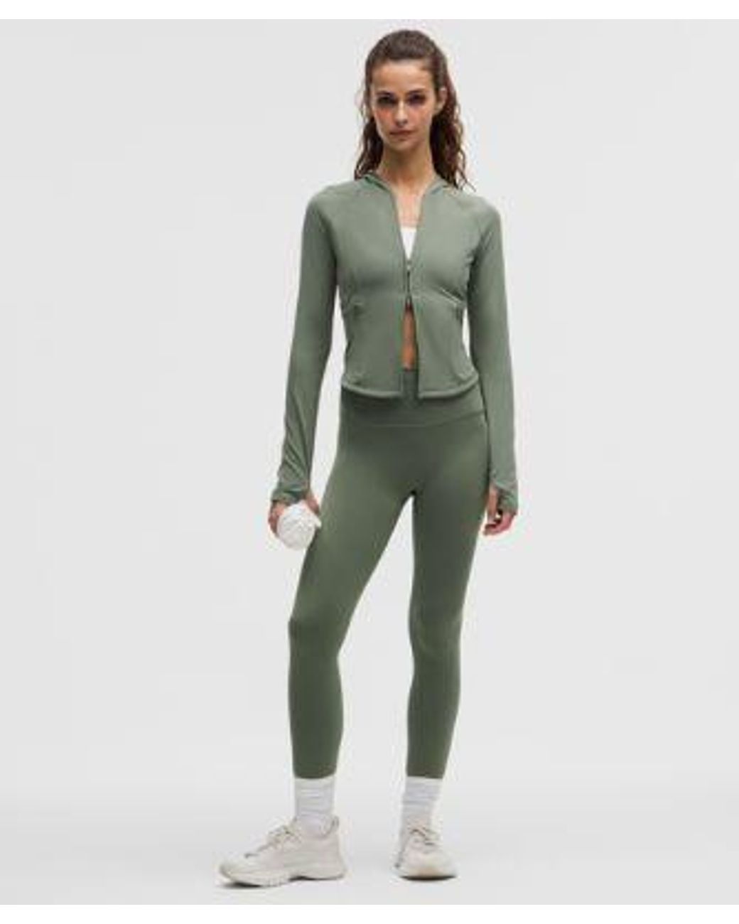 lululemon athletica Green Wunder Train Full-Zip Jacket
