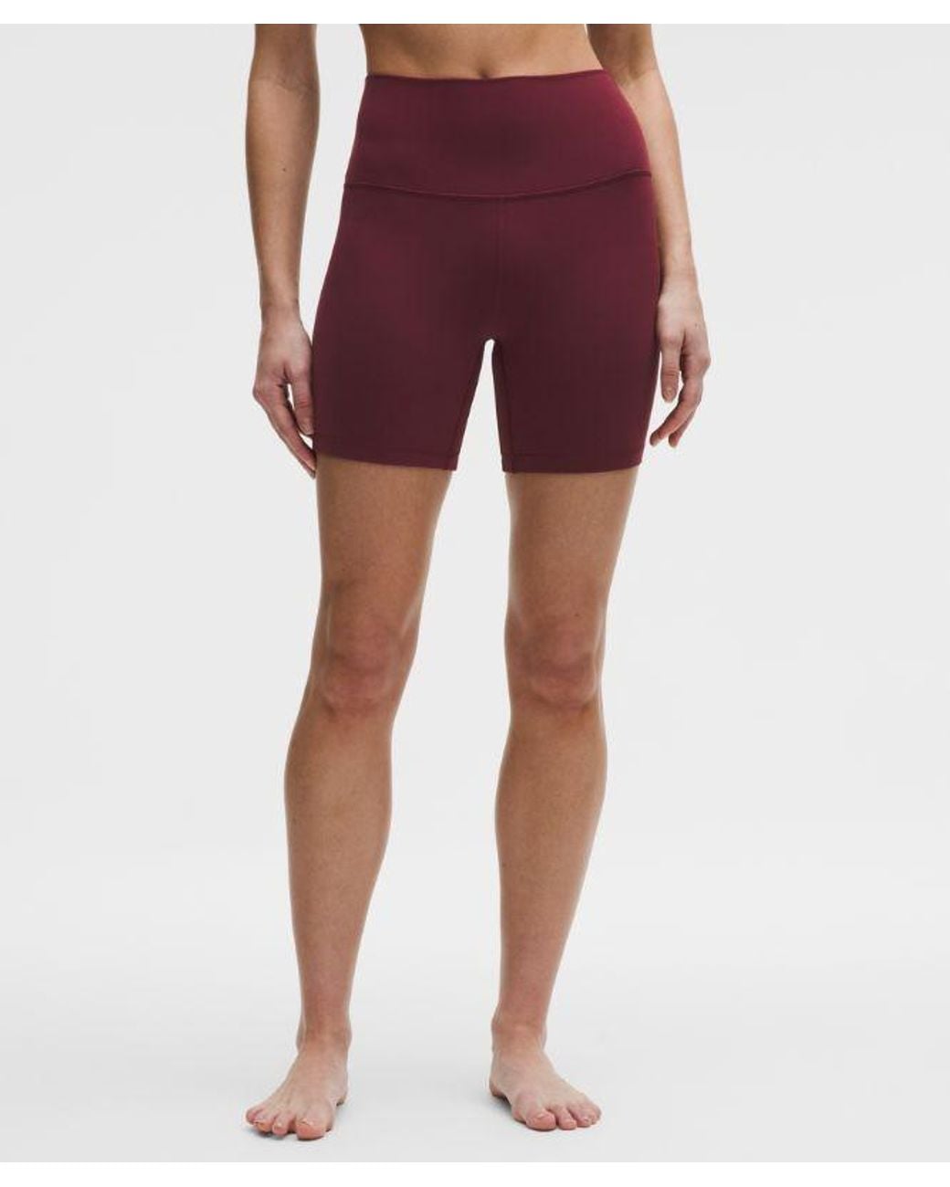 lululemon athletica Red – Align High-Rise Shorts – 6" – Color Burgundy/ – Size 14