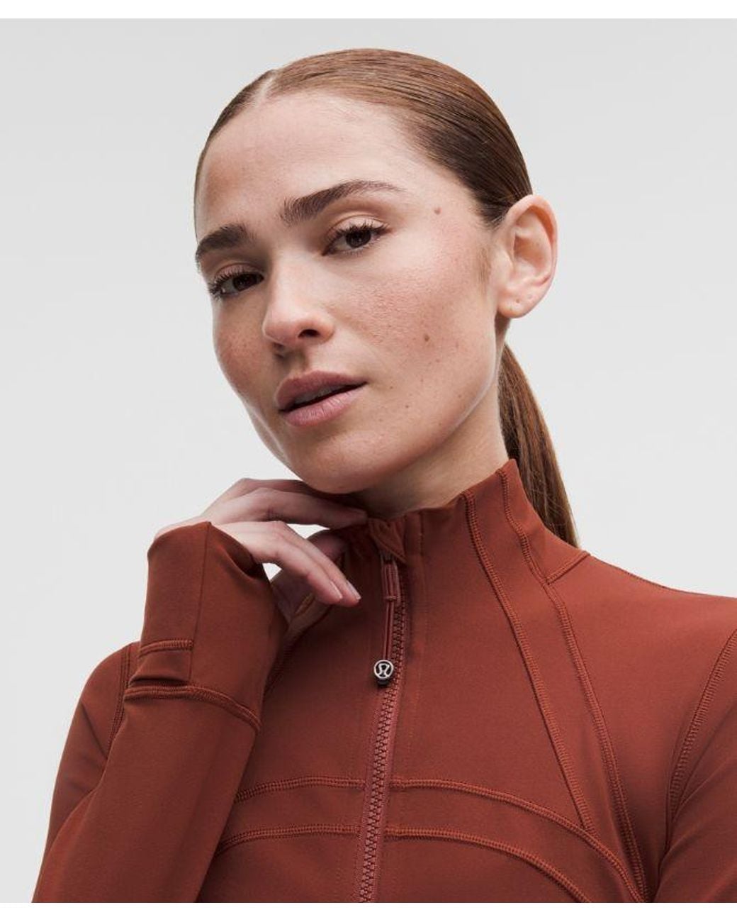 lululemon athletica Red – Define Cropped Jacket Nulu – – Size 18