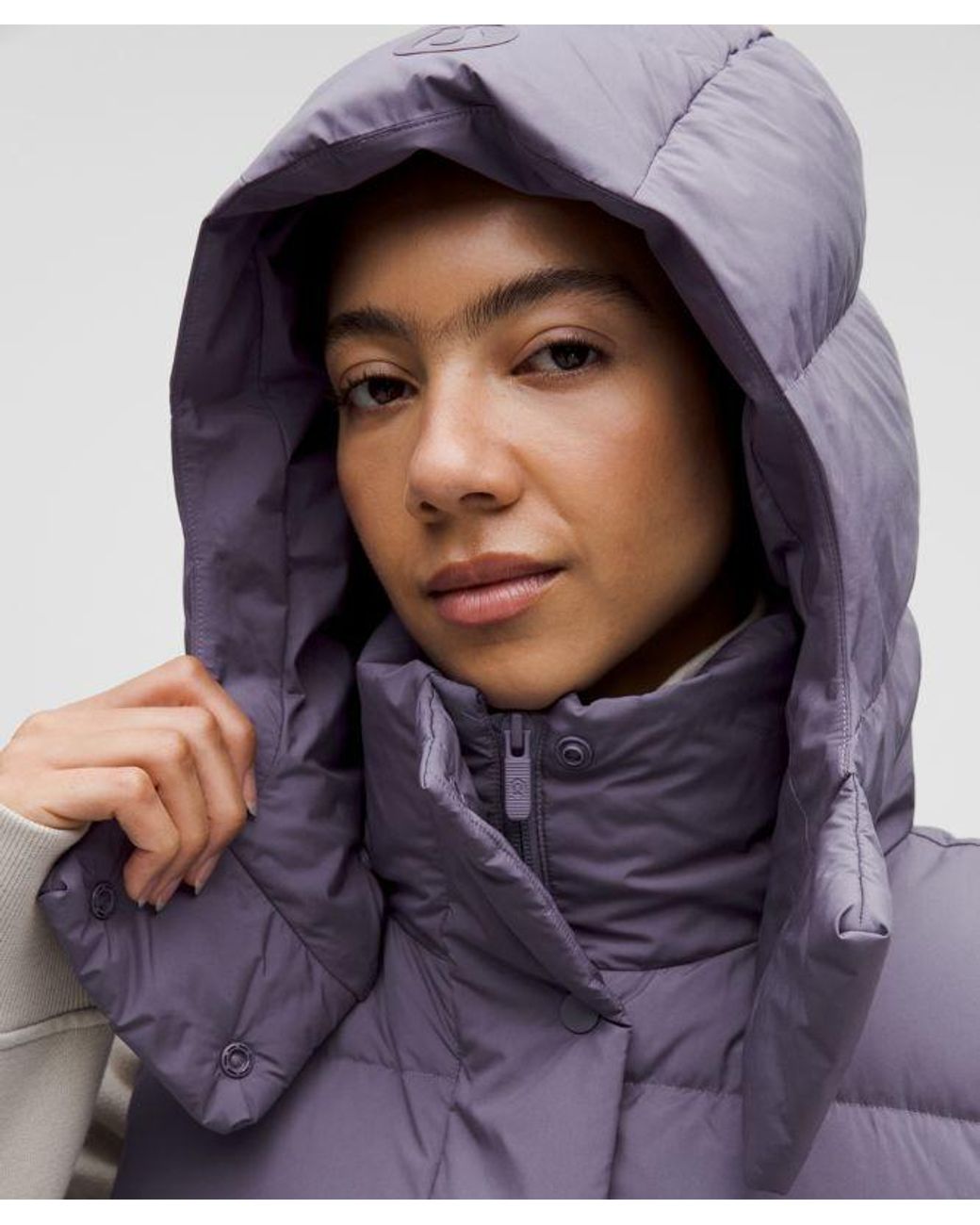 lululemon athletica Blue Wunder Puff 600-Down-Fill Cropped Vest