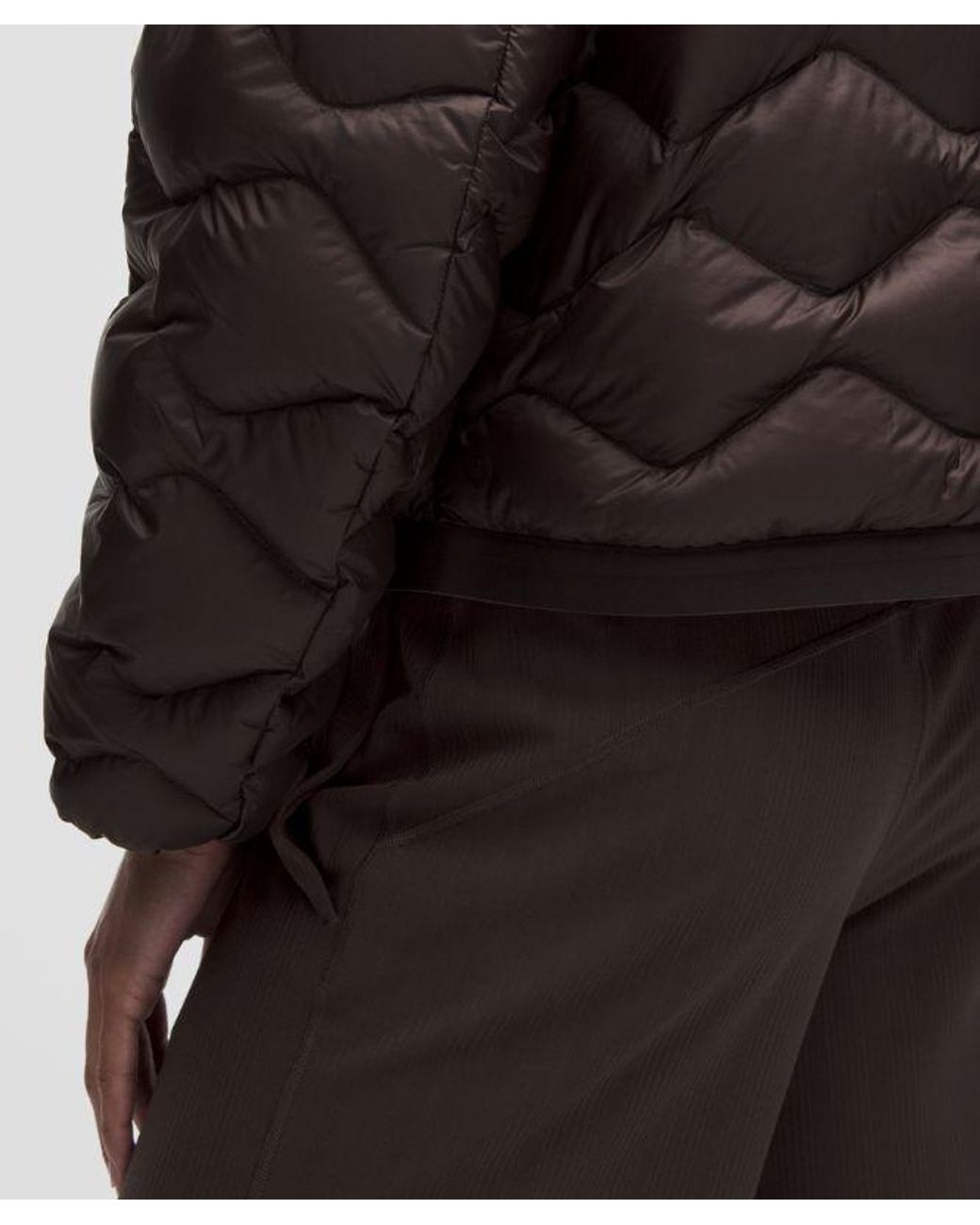 lululemon athletica Brown Featherweight 900-Down-Fill Quilted Jacket